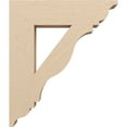 thumbnail image 3 of Ekena Millwork 5 1/2"W x 24"D x 28"H Funston Traditional Rough Cedar Woodgrain TimberThane Bracket, Primed Tan, 3 of 6