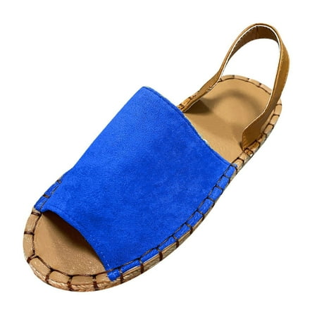 

Summer Savings Clearance 2022! Tagold Sandals for Womens Dressy Summer Sandals Womens Summer Flat Espadrille Breathable Fisherman Shoes Women s Fish Mouth Women s Sandals