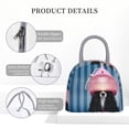 thumbnail image 4 of Balery Dog in Hairdresser Bolsa de Almuerzo para Mujeres, Caja de Almuerzo, Bolsa de Almuerzo Pequeña Impermeable, Tote de Almuerzo Reutilizable con Gran Capacidad, 4 of 6