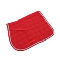 thumbnail image 1 of Tapis de Selle Polyvalent, Tapis de Selle pour Chevaux en Coton Facile à Ranger, Respirant et Léger pour Chevaux Bleu Foncé, Grand Rouge, 1 of 8