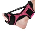 thumbnail image 1 of Férula nocturna para fascitis plantar ER con almohadilla de espuma viscoelástica suave color rosa, 1 of 5