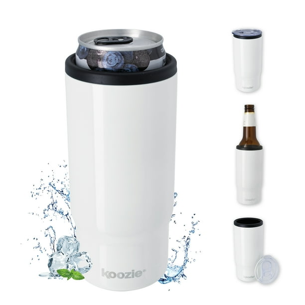 KOOZIE Slim Triple Can Cooler, Bottle or Tumbler with Lid for 12oz Tall