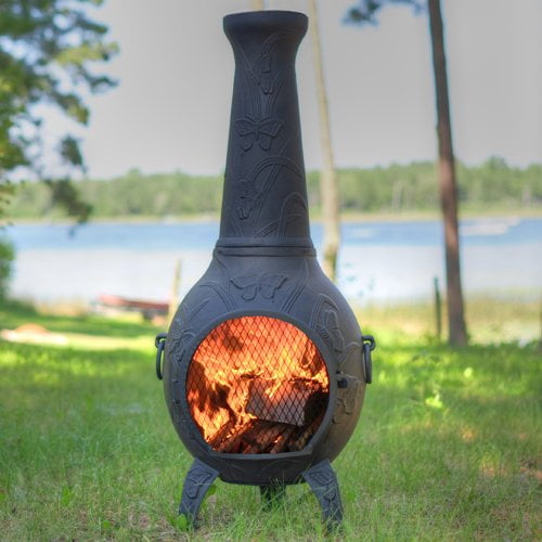 The Blue Rooster Butterfly Style Chiminea by The Blue Rooster