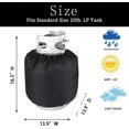 thumbnail image 2 of Propane Tank Cover,protective Cover 20lb Gas Cylinder,600d(42x35cm), 2 of 5