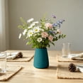 thumbnail image 5 of Hyknon Flower Vase, 5.9" Diamond Relief Flower Vases, Conical Danish Streamlined Flower Vases for Centerpieces Decor, Drop-Resistant Plastic Vase Ornament for Dining Table Living Room Wedding Bedroom, 5 of 7