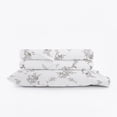 thumbnail image 4 of 100% Cotton Flannel Bed Sheets Set for Full Size Bedding in Sylvan Rose Gray by Comfort Canopy, 4 of 15
