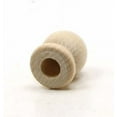 thumbnail image 3 of 25 Pcs Wooden Finial Cap Ends 3/4" tall x 19/32" wide w/ 1/4" holes, 3 of 5
