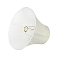 thumbnail image 3 of Aspen Creative 58052 Transitional Bell Shape UNO Construction Lamp Shade in Linen White, 14" Wide (7" x 14" x 11"), 3 of 5