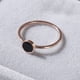 thumbnail image 1 of Anillo Redondo Negro | Epoxi Círculo 6/8/14MM Acero De Titanio Joyería De Oro Rosa De 18 Quilates Dedo Índice/Junta/De Cola, 1 of 4