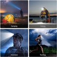 thumbnail image 5 of Rechargeable Headlamp, 3 Mode White And Red Led Hunting Headlamps, 5000 Lumens Tactical Headlamp Red Light Headlamp For Running, Camping, 5 of 5