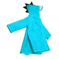 thumbnail image 6 of Jacenvly New Raincoat Kids Waterproof Toddler Kids Baby Girls Solid Color Rainwear Children Raincoat Waterpoof Rain Hooded Jacket Coat Hoodies Breathable Kids Rain Jackets Blue 2 Years, 6 of 6