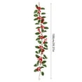 thumbnail image 7 of JLFNYA Christmas Garland, 3.2 Ft Christmas Norfolk Garland, Artificial Christmas Garland with Red Berries, Christmas Garland for Christmas Winter Home Mantel Fireplace Holiday Decor, Gifts for Women, 7 of 7