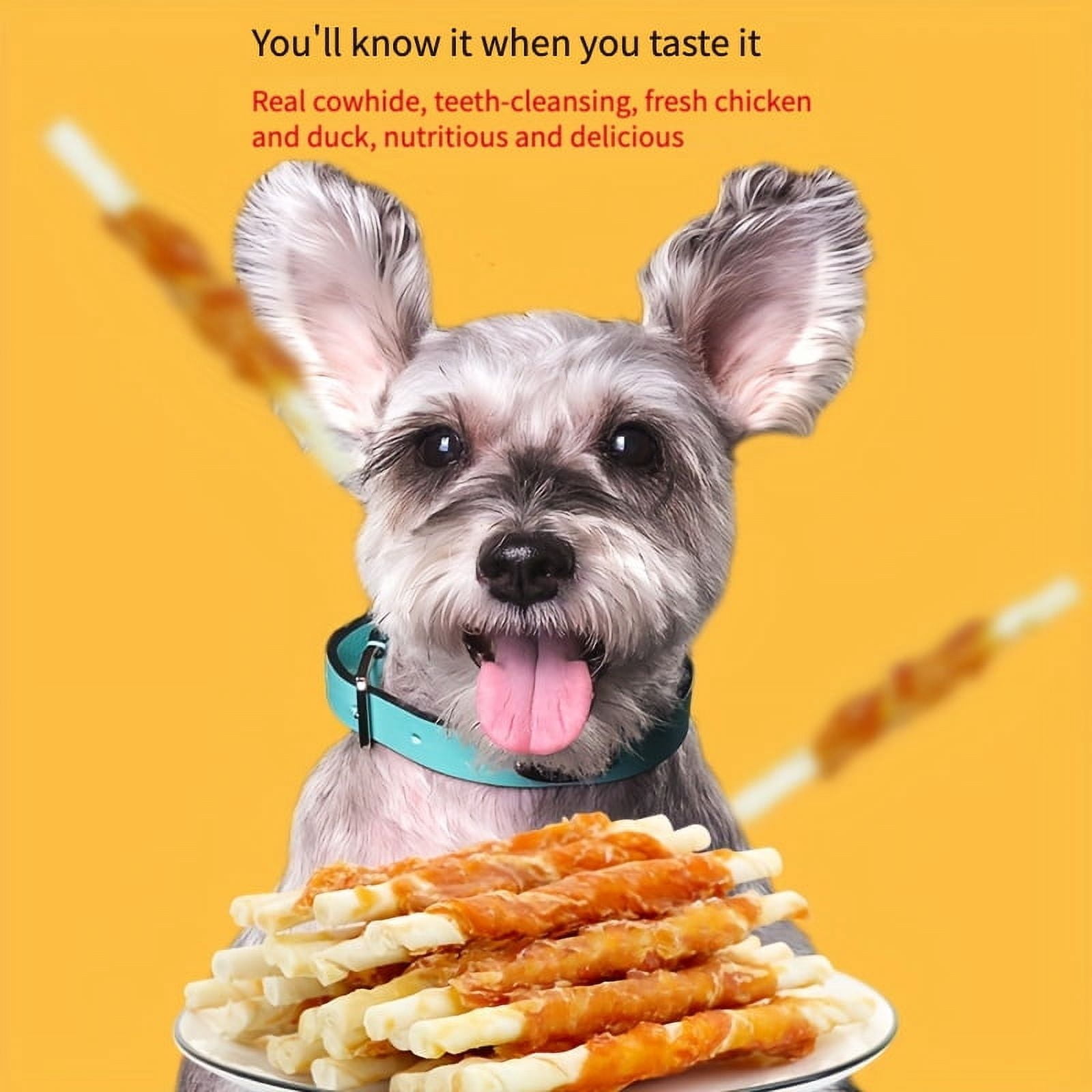 1.76LB/800g Mixed Flavor Series,  Easily Digestible, Dog Chews Long Lasting, And High Protein, Low Fat, Perfect Training Reward Snack For Small, Medium and Large Dogs