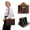 Brown, variant on Allytechgroup Tablet Bag Case for Apple iPad Mini 5 4 3 2 1 7.9 Inch, With Crossbody Shoulder Strap Document Pocket Hand Strap Cash Slots Kickstand Protective Cover