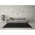thumbnail image 3 of Ahgly Company Indoor Round Abstract Gray Modern Area Rugs, 6' Round, 3 of 4