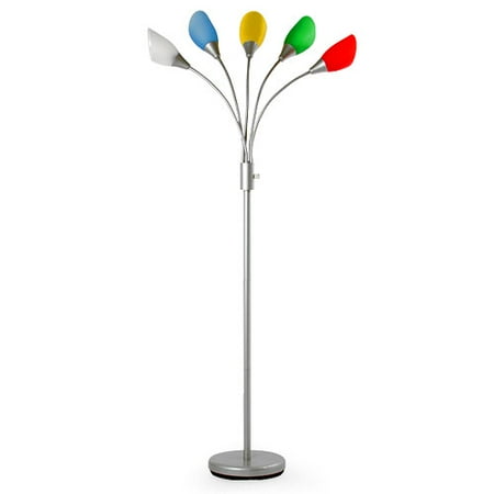 No Boundaries 5-Light Multicolored Floor Lamp