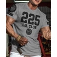thumbnail image 2 of Gymish 225 Club Men’s Workout T-Shirt – Funny Gym Shirt, Lifting Tee, Deadlift Fitness & Bodybuilding Top, 2 of 6
