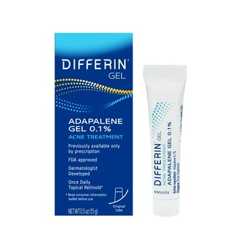 Differin 0.1% Adapalene Acne  Gel, 0.5 oz