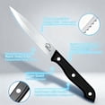 thumbnail image 5 of Akatsuki Steak Knives Set of 8 Serrated Kitchen Steak Knife 4.5-inch Stainless Steel Dinner Knife Dishwasher Safe, 5 of 9