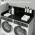 thumbnail image 2 of Washer Dryer Countertop,2-Tier Laundry Countertop Cover,Large Space Laundry Topper for Folding Clothes Over Washer and Dryer,54" W x 27.5" D,Black, 2 of 7
