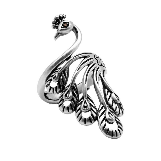Abridor de anillos de metal, ganchillo, diseño 3D, canal para hilo, banda de anillos ajustable para proyectos de manualidades de punto y ganchillo DIY, para principiantes
