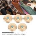 thumbnail image 3 of Juego De Remaches Y Tornillos, Tornillos Cruzados De 4,5 Mm Fácil Instalación Botón De Remache De aleación Cierre Seguro 5 Juegos Para Decorar Ropa Zapatos, 3 of 7