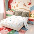 thumbnail image 3 of Manfei Country Buffalo Plaid Christmas 7 Pieces Full Size Bedding Sets,Rustic Gingerbread Man Full Size Bed in a Bag,Xmas Reversible, 3 of 7