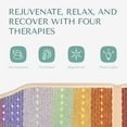 thumbnail image 2 of HealthyLine PEMF Mat with 7 Natural Healing Stones - Far Infrared Heating Pad - Deep Tissue Relief Biomat 53” x 18” inch for Office Chair EMF Protection Chakra Balance, 2 of 8