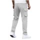 thumbnail image 5 of Ceisia Men's All-Season Solid Color Outdoor Gift Workwear Pants Multi-Pocket Elastic Drawstring Waist Breathable for Casual F itness Daily Wear, 5 of 9