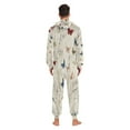 thumbnail image 7 of 1 Piece Adult Onesie Pajamas Cozy & Loose-Fit Sleepsuit Loungewear with Pockets Various Colors and Sizes Butterflies XXX-Large, 7 of 7