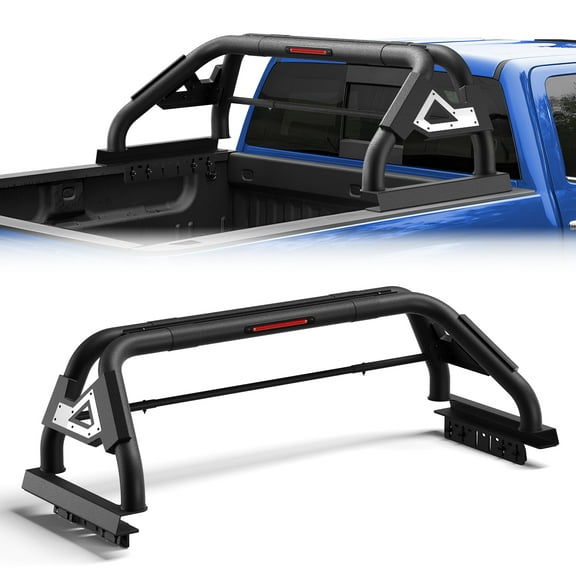 POFENZE Roll Bar for Full Size Pickup Truck Headache Rack for Ford F150, Ram 1500, Chevy Silverado, Tundra, Titan & GMC Sierra