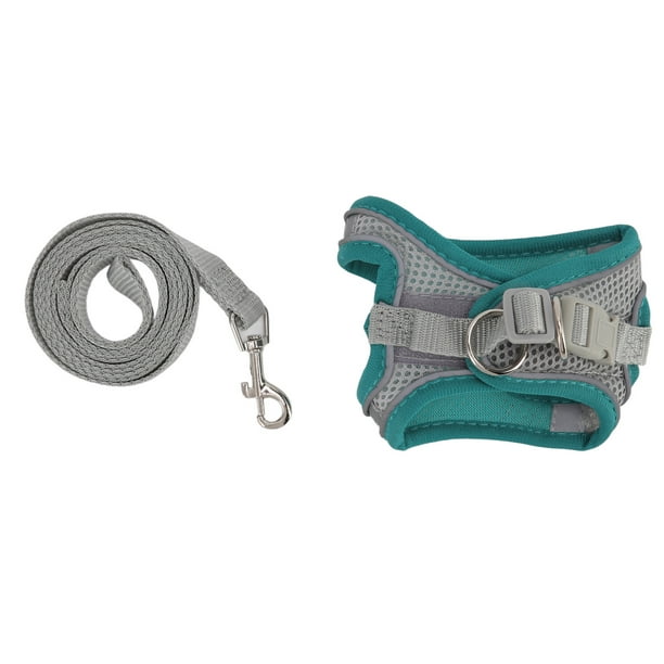 Arnés para perros con correa transpirable y reflectante para mascotas, arnés para perros pequeños y gatos, talla M
