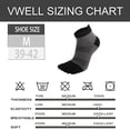 thumbnail image 2 of 3 pares de calcetines deportivos antideslizantes de cinco dedos transpirables para correr maratón Calcetines de algodón para exteriores para hombres y mujeres, 2 of 5