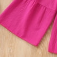 thumbnail image 4 of TOWED22 Toddler Baby Girl Clothes 2pcs Summer Outfits Sleeveless Smocked Floral Camisole Linen Long Pants Set(Pink,7-8 Y), 4 of 9