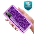 thumbnail image 3 of Samsung Galaxy S21 Plus 5G Case, Rosebono Graphic Design Shockproof Impact Resistant Protective Full-Body Rugged Clear Hybrid Bumper Case for Samsung Galaxy S21 Plus 5G (Purple Shell), 3 of 5