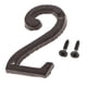thumbnail image 4 of Dirección de dígitos Número Perl Hierro licencia de hierro 2 piezas 1 2, 4 of 9