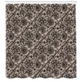 thumbnail image 3 of Ambesonne Gothic Shower Curtain, Flowers Butterflies Lace, 69"Wx84"L, Tan Black, 3 of 3