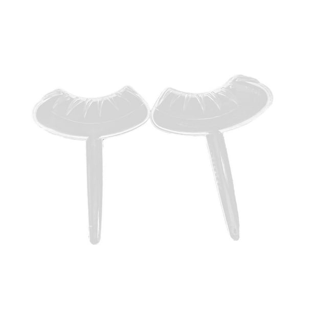 2 piezas de sellos para pestañas inferiores, sello de silicona debajo de las pestañas, maquillaje de ojos claro A