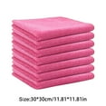 thumbnail image 2 of 5-Pack Microfiber Cleaning Cloths - Ultra-Absorbent Reusable Towels Set, Streak-Free Cleaning For Glass, Kitchen & Car Surfaces, 2 of 8