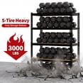 thumbnail image 3 of 48"W 5-Tier Heavy Duty Garage Shelving Unit, 72"H x 48"W x 24"D Carbon Steel Storage Rack, 3000 LBS Capacity, 3 of 7