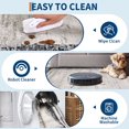 thumbnail image 3 of Twister.CK 2' x 6' Modern Area Rugs Washable Runner Rug, Low Pile Non Slip Carpet, Stain-Resistant Floor Mat for Living Room Bedroom Home Office, Gray, 3 of 8