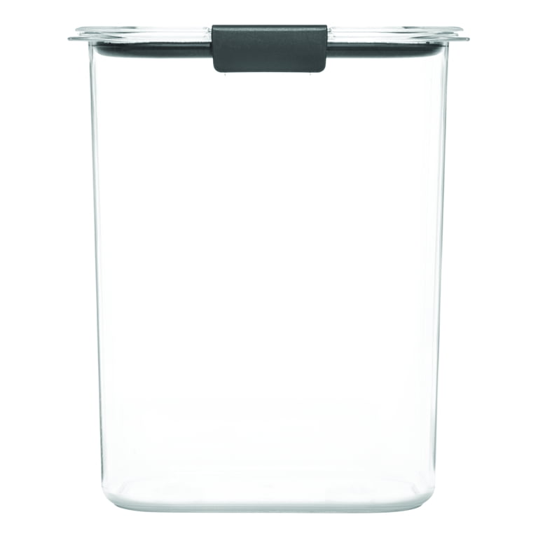 Newell Brands Rubbermaid Brilliance Airtight Food Storage Container for  Pantry with Lid for Flour, Sugar, and