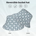 thumbnail image 2 of Honeii bead tree winter for Unisex Bucket Hat Waterproof Rain Hat Reversible Shiny Rave Bucket Hat for Concert Festival Boonie Cap, 2 of 6