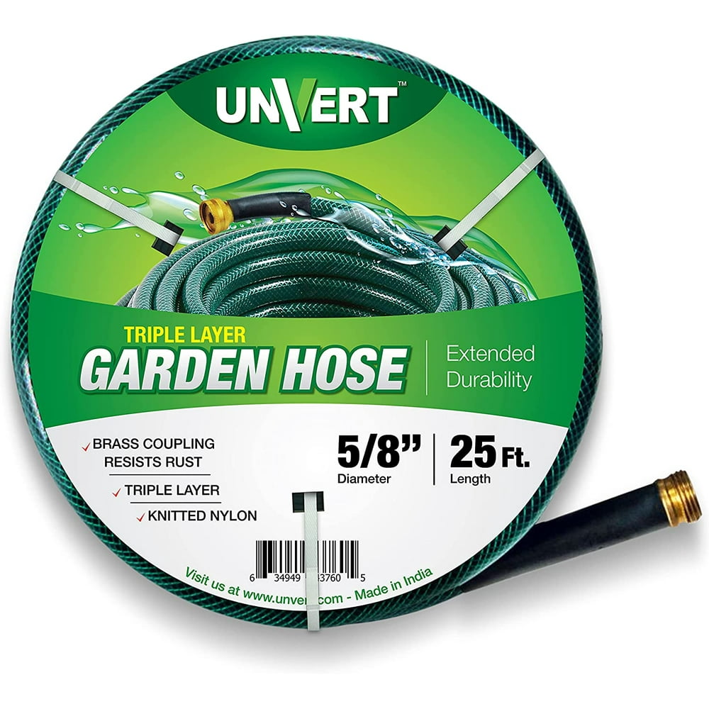 Expandable Garden Hose, Lightweight Leakproof Water Hose With a knitted nylon for reinforcement