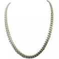 thumbnail image 2 of QQTDFG 8/10/12/15/17/19mm High Polished Silver Stainless Steel Mens Curb Chain Necklace-8mm-40 inch necklace, 2 of 5