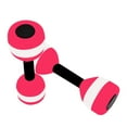 thumbnail image 2 of Luwecf 2x Water Dumbbells for Pool Exercise for Swimming Activities Spas Upper Body Red, 2 of 9