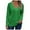 Green, variant on Women's Tops Dressy Casual V Neck Long Sleeve Buttons Hollow Out Lace Embroidered Blouses Shirts Shirt Juniors Women Plain Long Sleeve Shirts Apparel T Shirt Turtle Neck Tee Womens Work Out