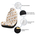 thumbnail image 6 of Rocae Cute Dog Print Seat Covers for Cars Trucks and SUVs,Easy to Install Cover Set-1, 6 of 9