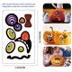 thumbnail image 4 of Halloween Pumpkin Decorative Stickers Mini Maker 36 Sheets Halloween Pumpkin Face Stickers Kids Toddler Party Favors Halloween Candy Stickers Gifts 30 Sheets in a Pack, 4 of 5