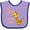 Lavender and Purple, variant on Inktastic My Papa Loves Me Cute Giraffe Boys or Girls Baby Bib